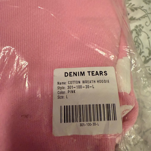 Denim Tears hoodie (PINK) - Picture 6 of 9